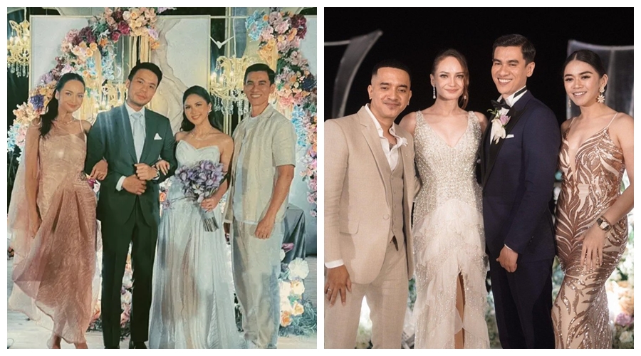 7 beda gaya resepsi pernikahan Jessica Mila dan Enzy Storia © 2023 berbagai sumber