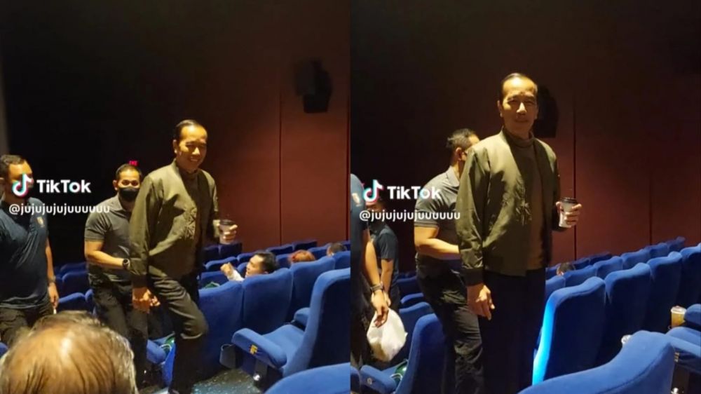 orang nomor 1 Indonesia di bioskop © TikTok orang nomor 1 Indonesia di bioskop © TikTok