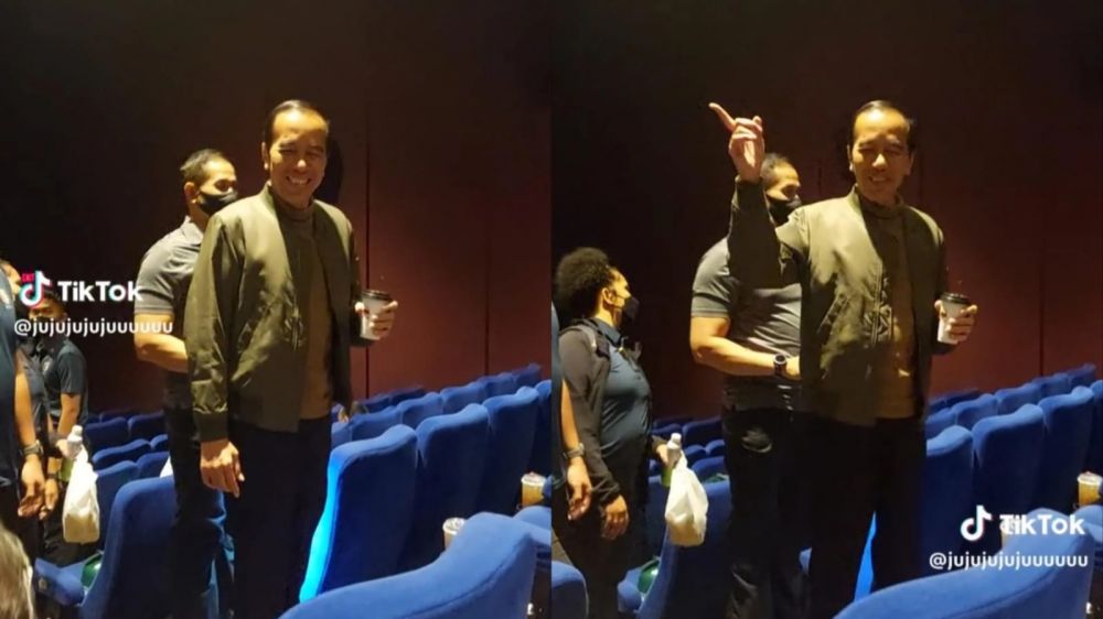orang nomor 1 Indonesia di bioskop © TikTok orang nomor 1 Indonesia di bioskop © TikTok