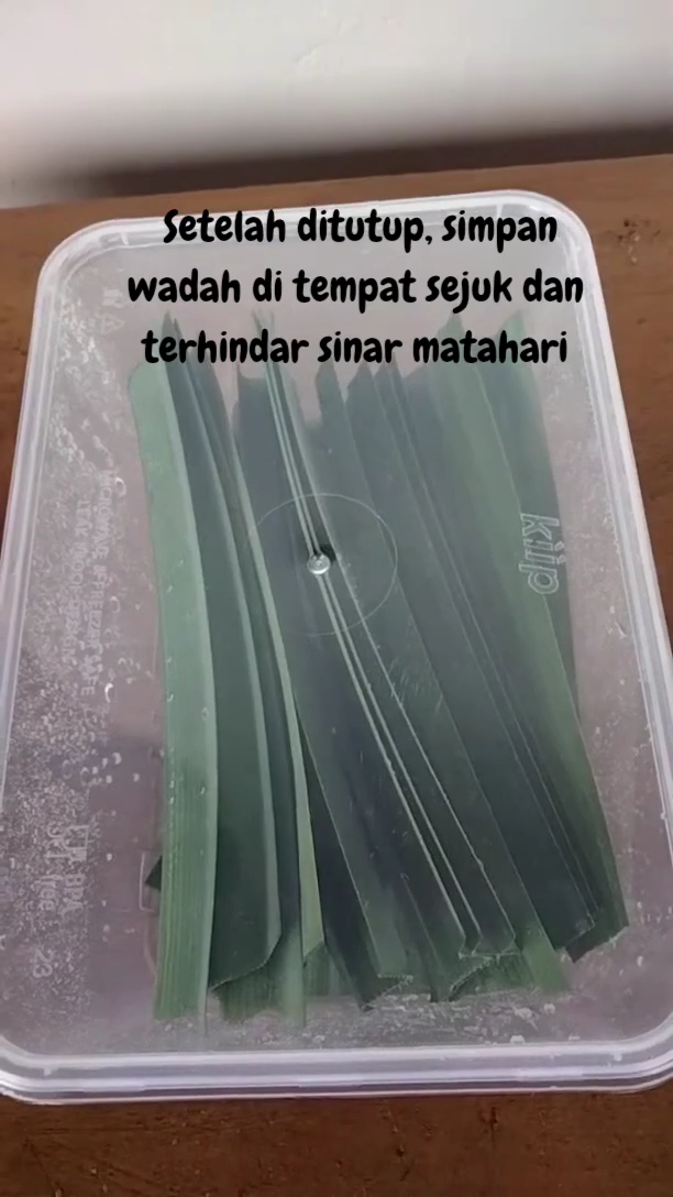 Trik simpan daun pandan tanpa kulkas agar tetap segar, hijau, dan tahan hingga 2 minggu