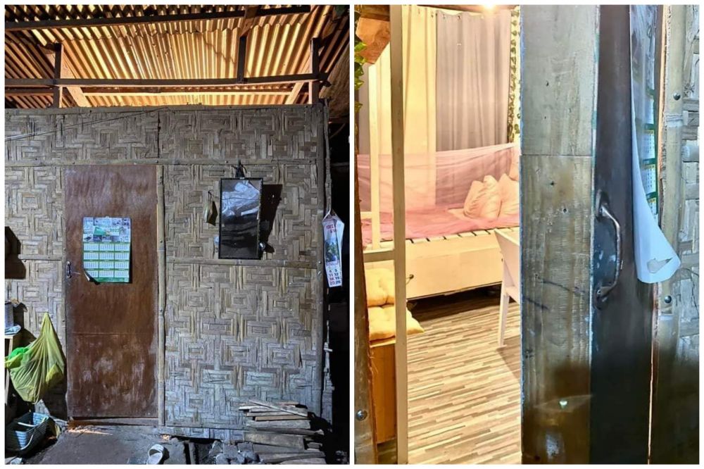 11 Potret kamar tidur antisombong berdinding bambu ini dalamnya bikin takjub, bikin betah emoh keluar
