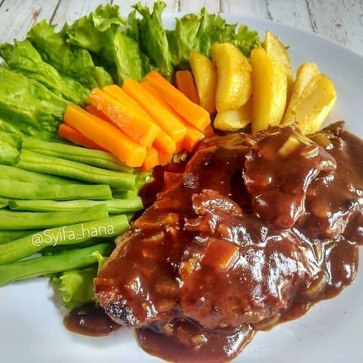 13 Resep steak daging sapi teflon ala rumahan, lezat, praktis, dan bumbunya meresap