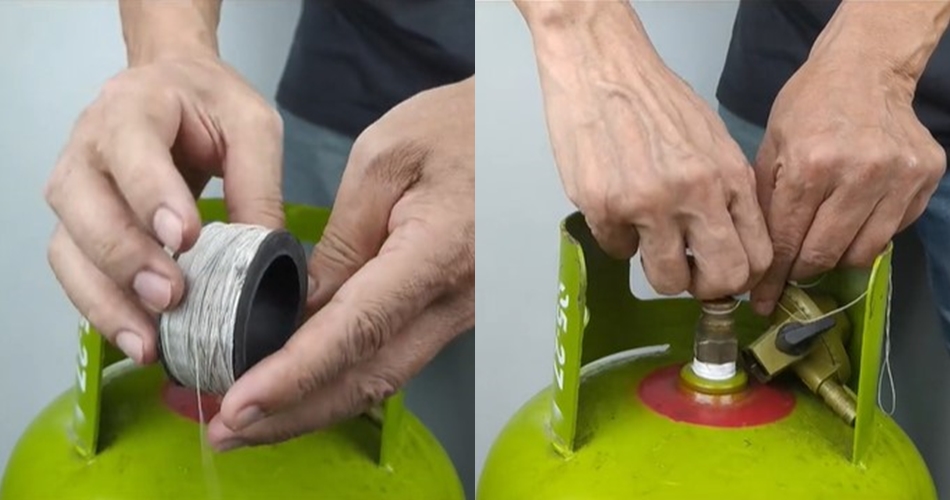 Bukan pakai karet gelang, ini trik memasang regulator gas LPG agar tak bocor pakai tambahan 1 alat