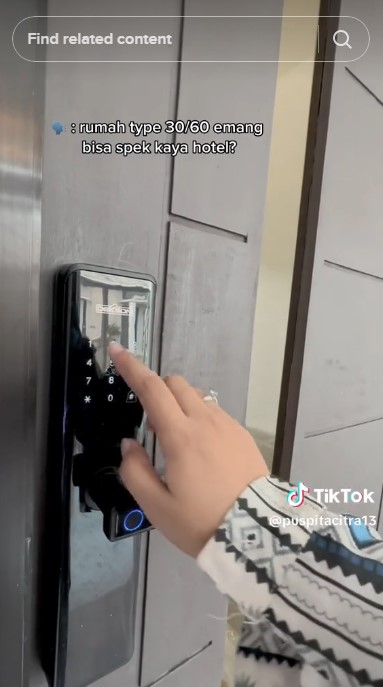 hunian type 30 spek bak hotel © TikTok