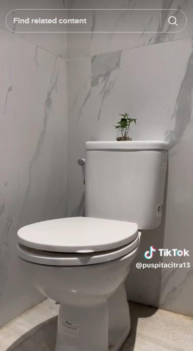 hunian type 30 spek bak hotel © TikTok