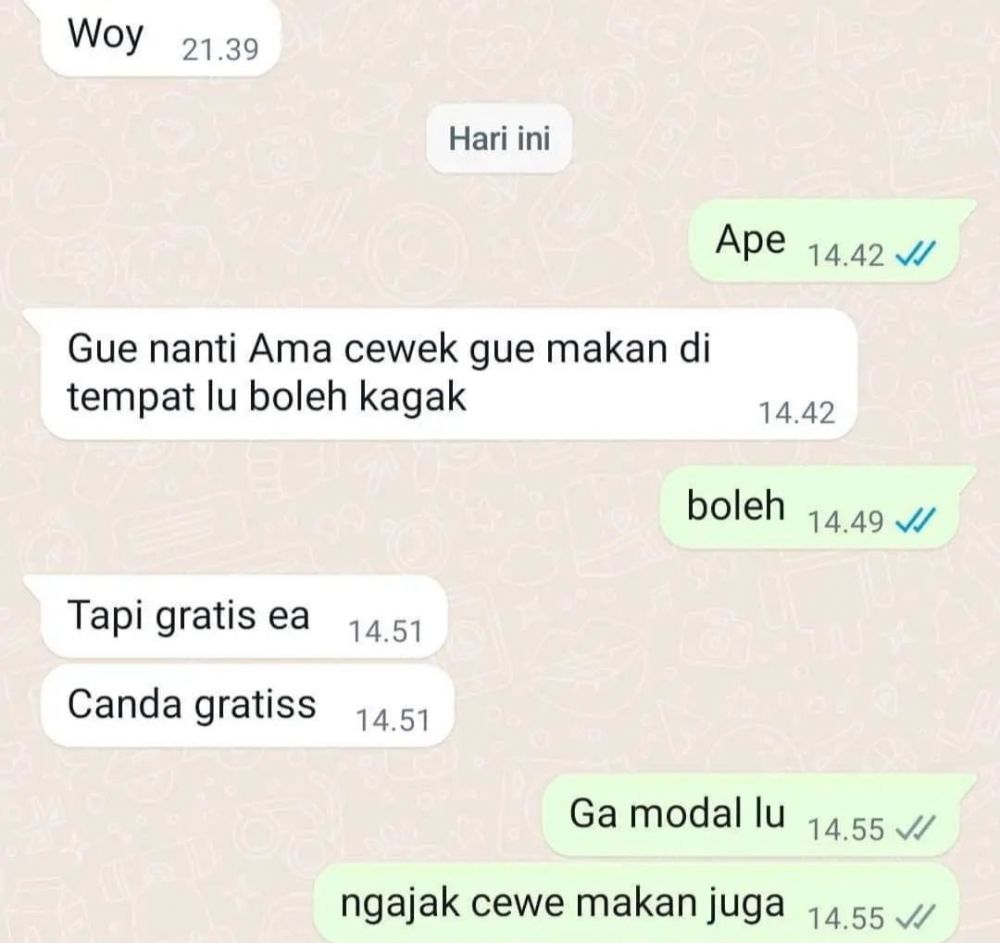 Potret kocak alasan ngutang © berbagai sumber