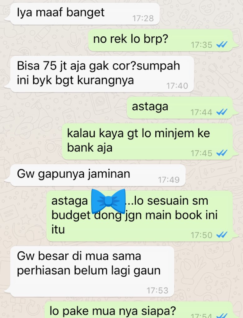 Potret kocak alasan ngutang © berbagai sumber