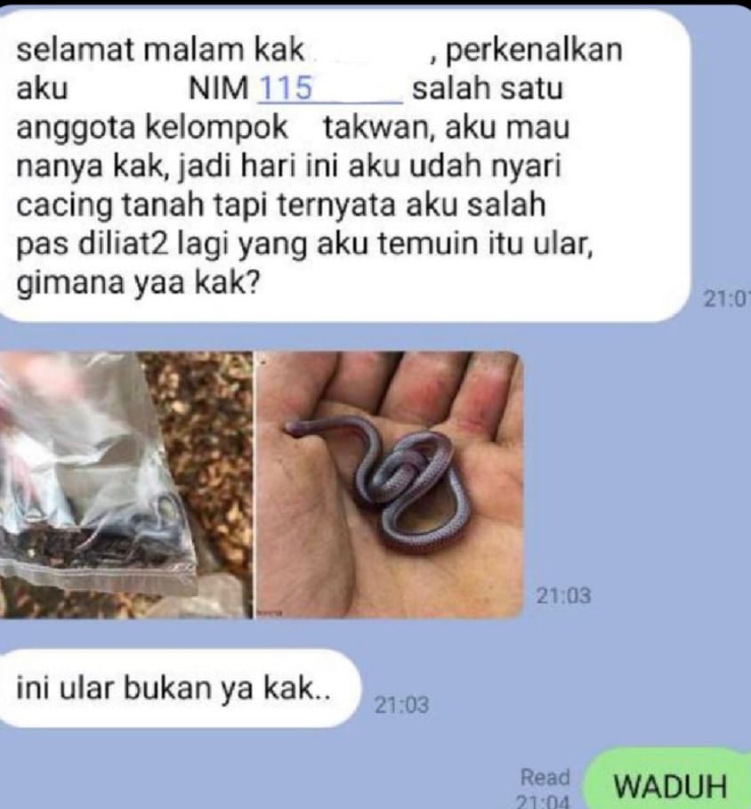 kelakuan nyeleneh siswa saat praktikum © berbagai sumber