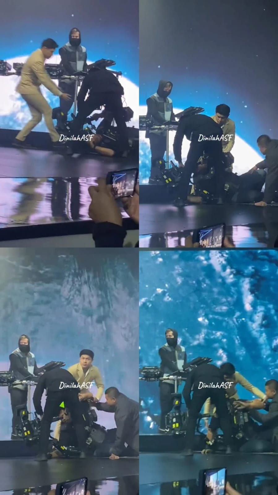 aksi Rony di Indonesian Idol © TikTok aksi Rony di Indonesian Idol © TikTok