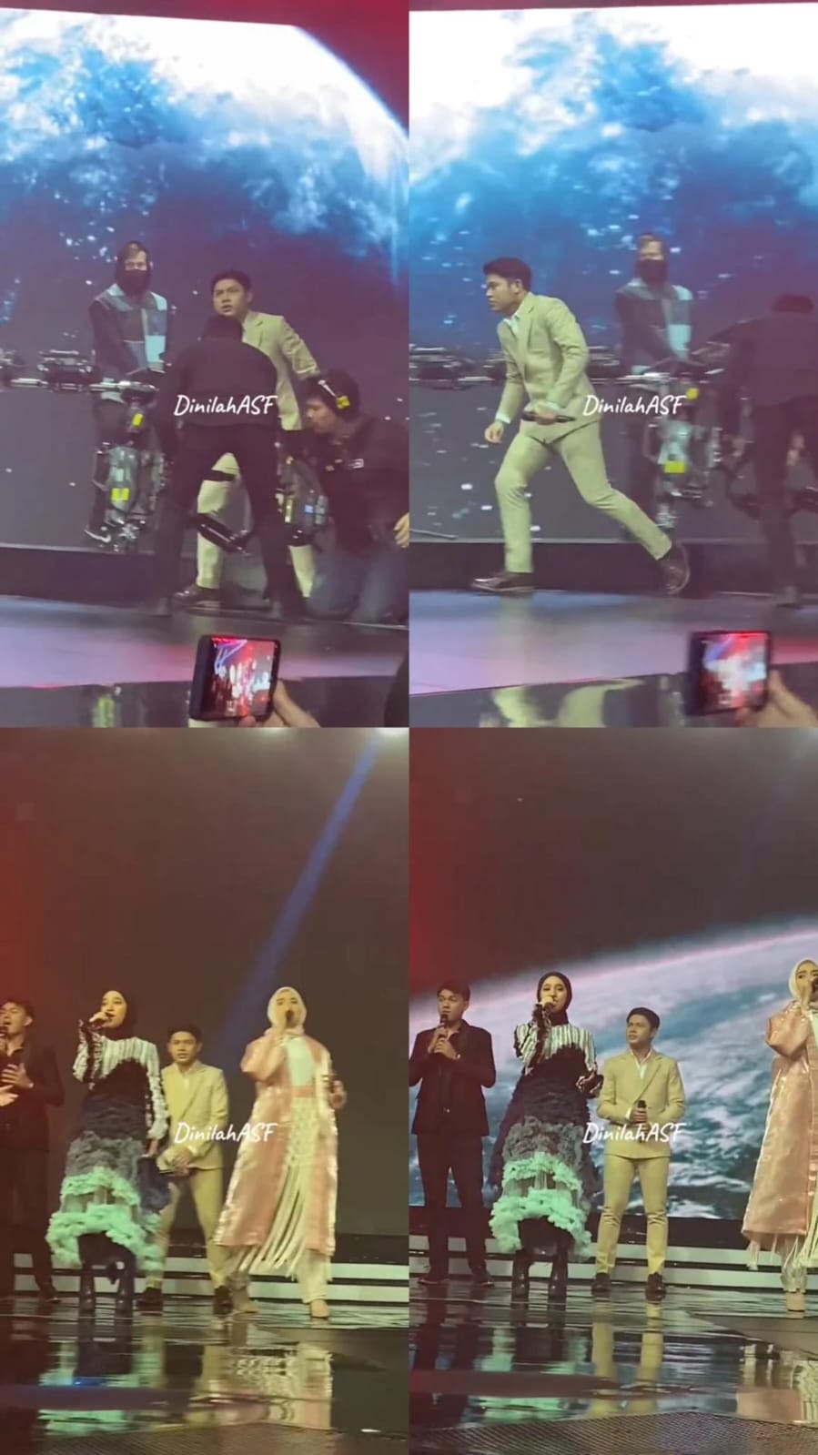 aksi Rony di Indonesian Idol © TikTok aksi Rony di Indonesian Idol © TikTok