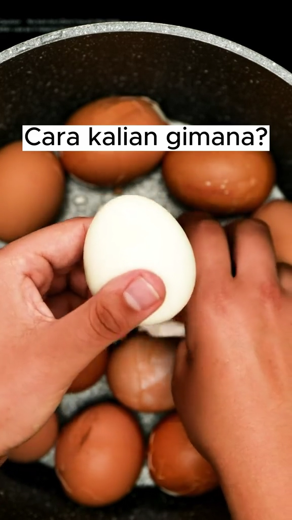 Cuma pakai 1 bahan dapur, ini trik merebus telur agar mudah dikupas dan hasilnya lebih mulus