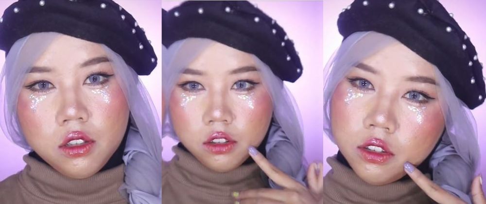 Recreate makeup look ala Rose BLACKPINK malah mirip Kiki Saputri © 2023 brilio.net