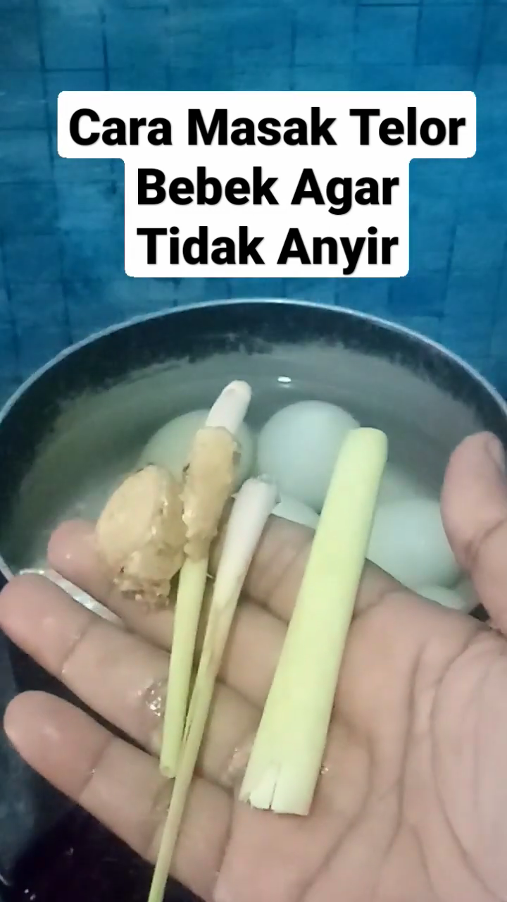Cukup tambah 3 bahan dapur, ini trik merebus telur bebek agar semakin gurih dan tidak amis