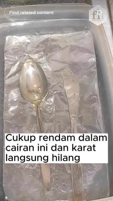 Tak perlu disikat, begini cara hilangkan karat di alat makan cuma pakai 4 bahan