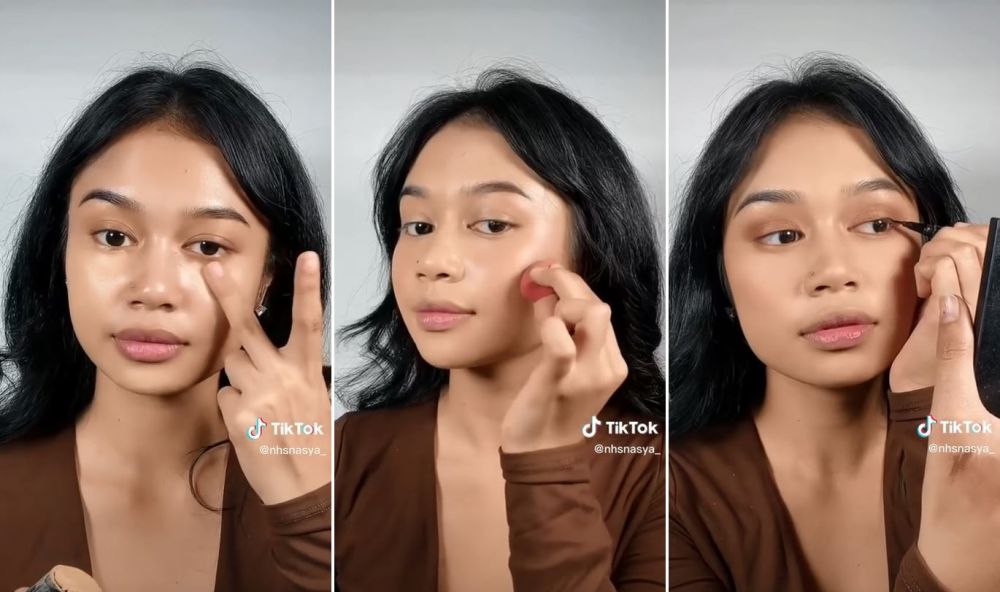 recreate makeup ariel tatum © TikTok