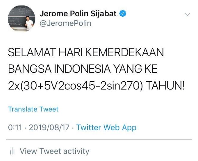 Potret kocak rumus matematika Berbagai sumber