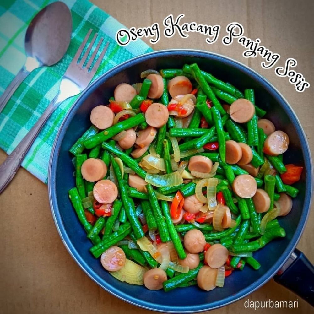 13 Resep oseng kacang panjang paling enak, praktis, sederhana, dan mudah dibuat
