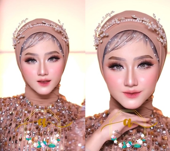 Wanita mirip Jaemin NCT dirias MUA © TikTok