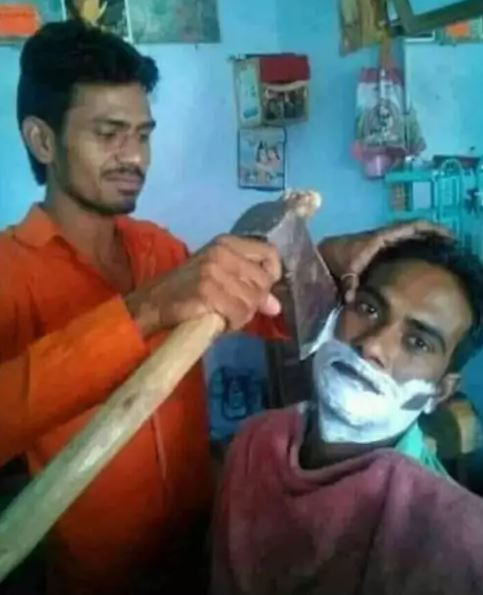 Potret kocak saat pangkas rambut Berbagai sumber Potret kocak saat pangkas rambut Berbagai sumber