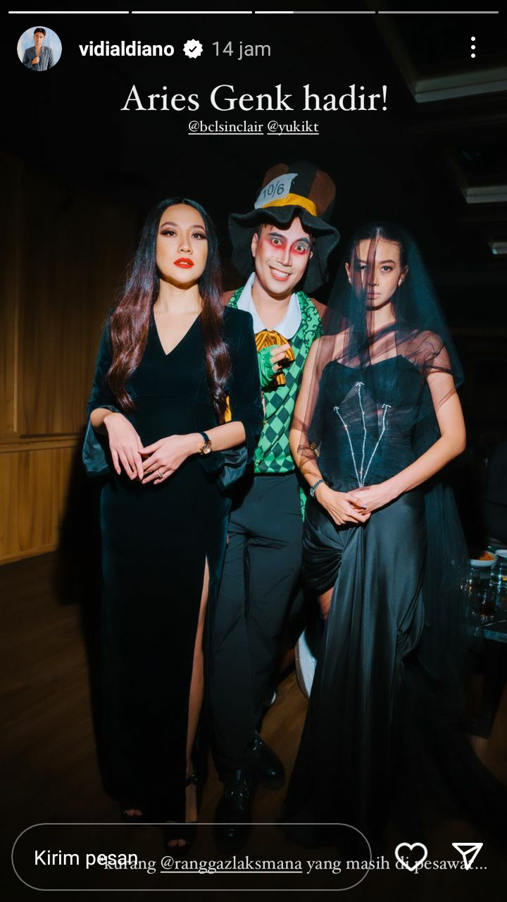 gaya seleb di ultah chelsea islan © instagram