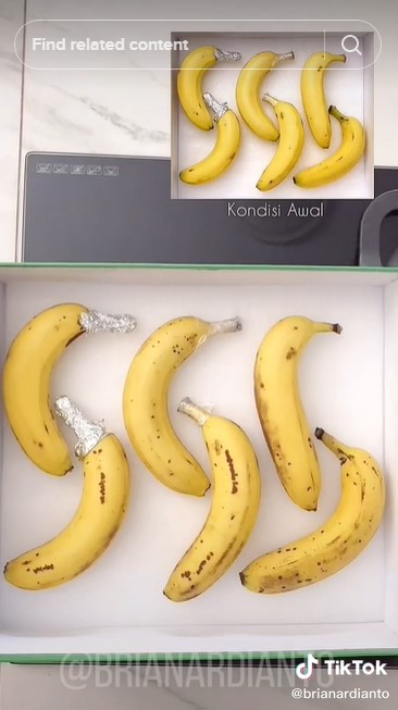 Cara menyimpan buah pisang matang agar tak menghitam selama 3 hari, cukup pakai 1 alat