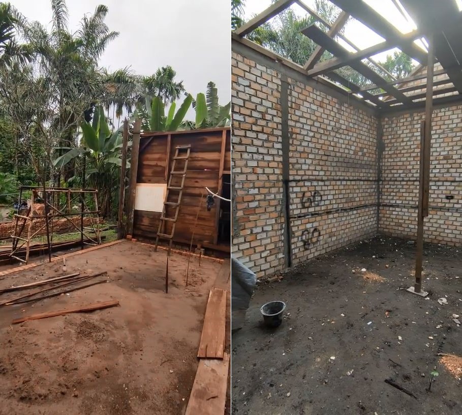 makeover dapur dua tema © TikTok