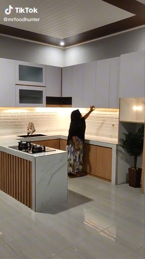 makeover dapur dua tema © TikTok