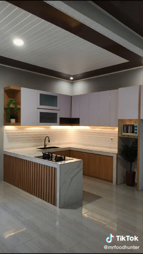 makeover dapur dua tema © TikTok makeover dapur dua tema © TikTok