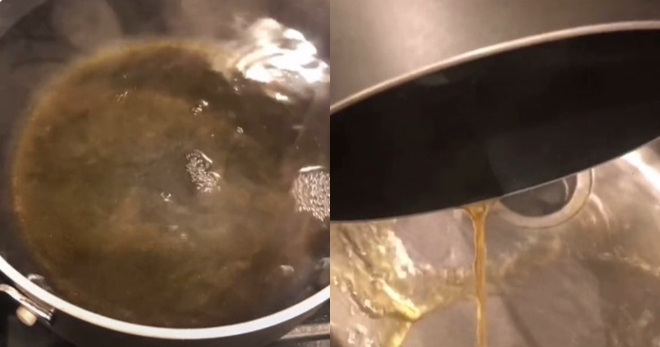 Tak perlu dicongkel dengan sendok atau pisau, ini cara bersihkan sisa gula di panci