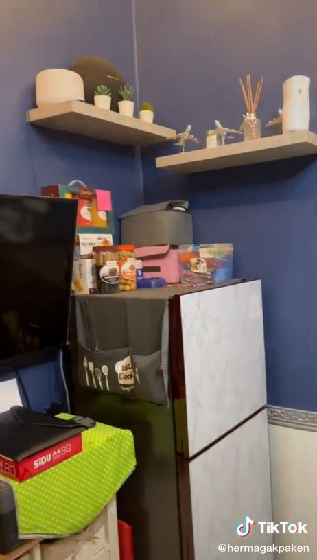 makeover kontrakan tiga petak © TikTok