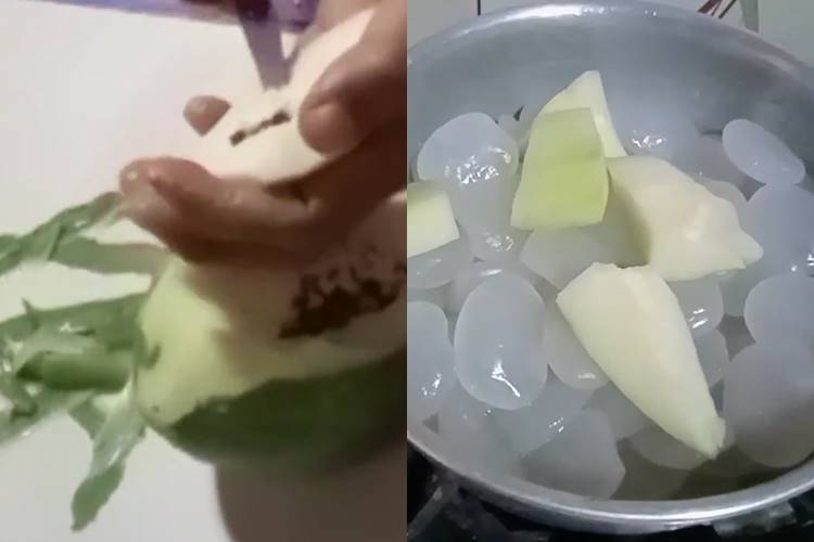 Cuma pakai tambahan 1 jenis buah ini, begini trik mengatasi kolang-kaling tua yang keras agar empuk