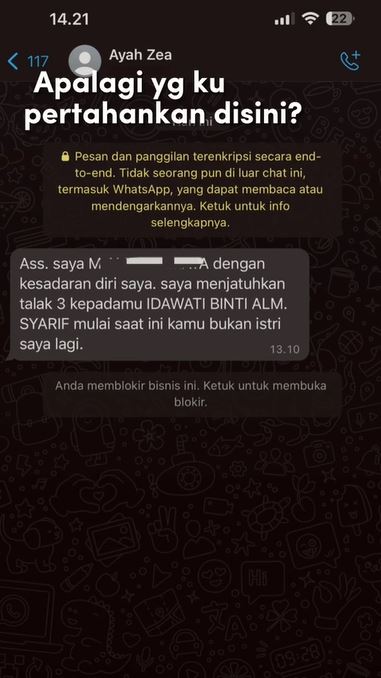 Kisah pahit seorang istri TikTok Kisah pahit seorang istri TikTok