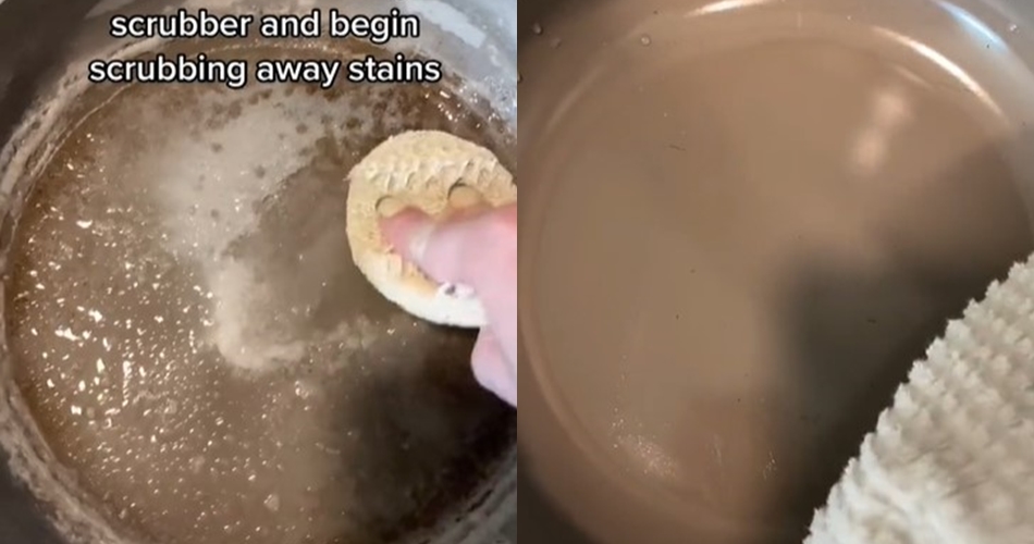 Cuma pakai 2 bahan, ini cara bersihkan noda gosong di teflon agar tak tergores