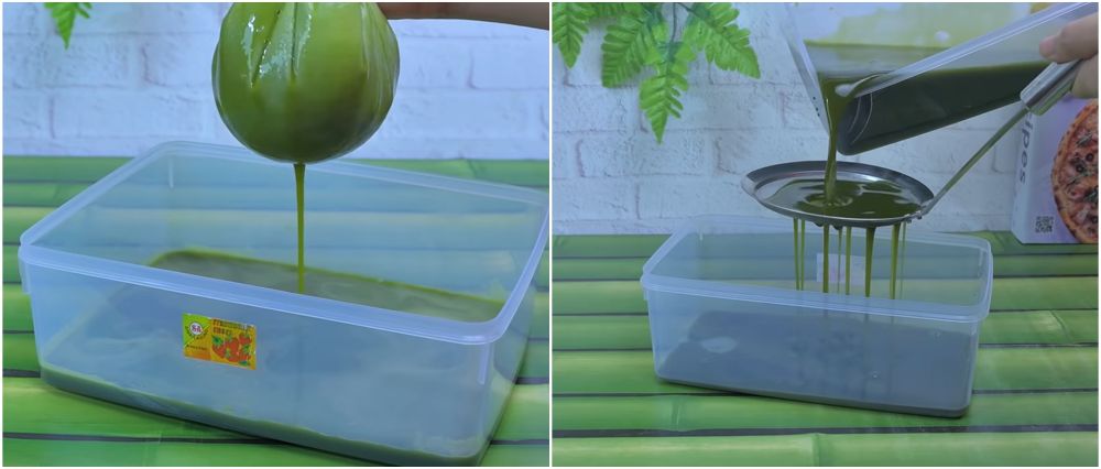 Trik membuat cincau hijau tanpa diremas dan antibau langu, mudah disontek