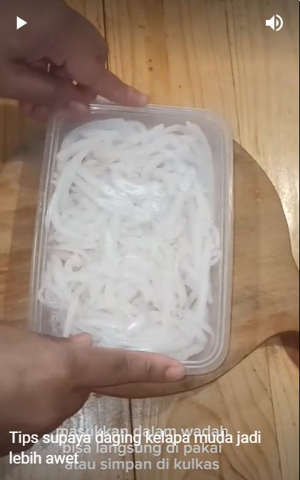 Jangan langsung disimpan, begini cara mengawetkan daging kelapa muda agar tahan lama hingga 1 minggu