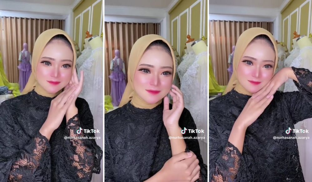 makeup wisuda berjerawat © TikTok