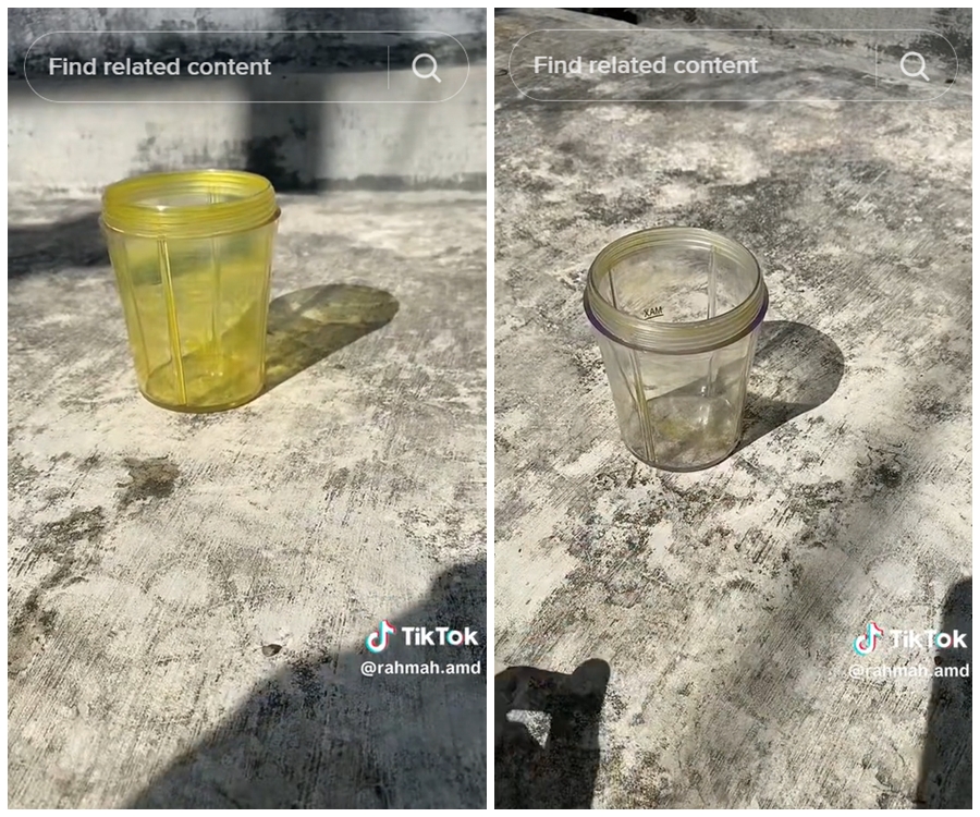 Modal Rp0, ini cara cepat membersihkan noda kunyit pada gelas blender