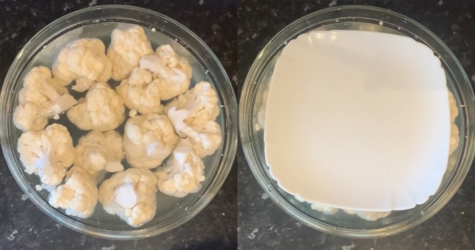 Bukan pakai garam, ini cara jitu mencuci kembang kol agar bebas kotoran dan ulat