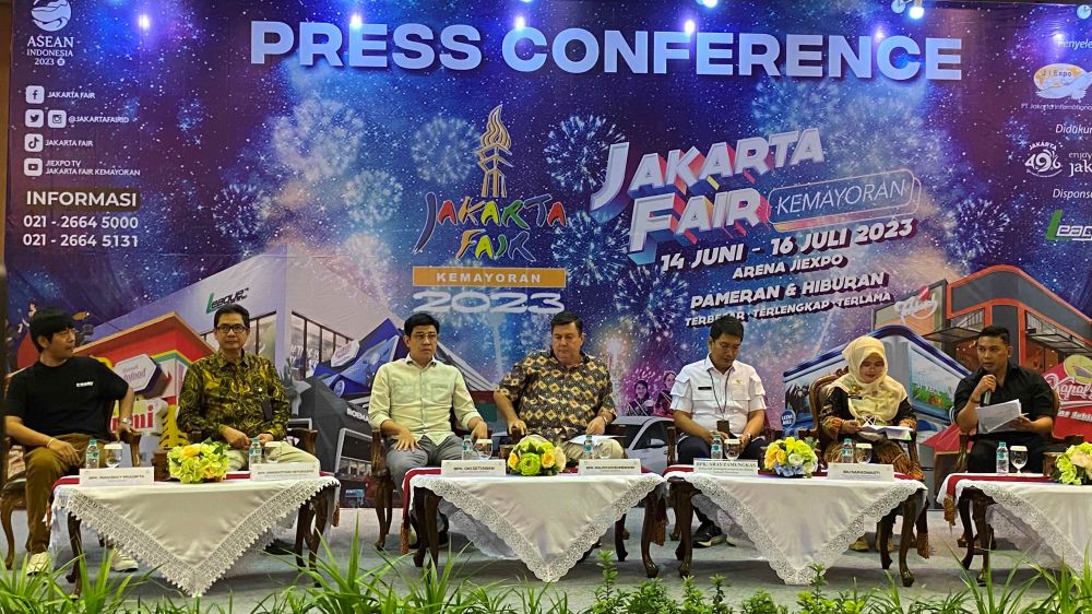 Jakarta Fair 2023 bertabur band papan atas Tanah Air © berbagai sumber