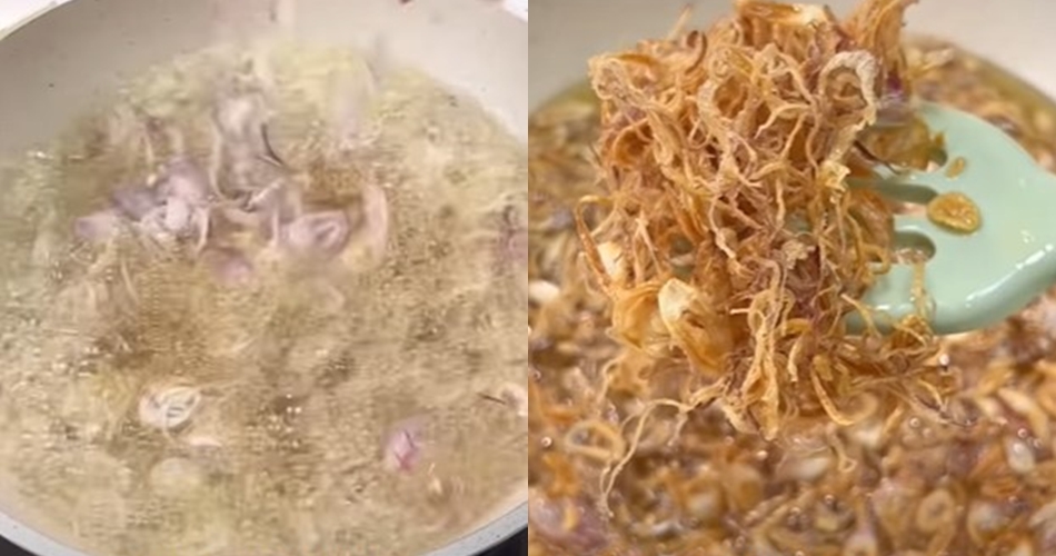 Trik mengiris dan menggoreng bawang merah agar hasilnya lebar, kering, dan renyah