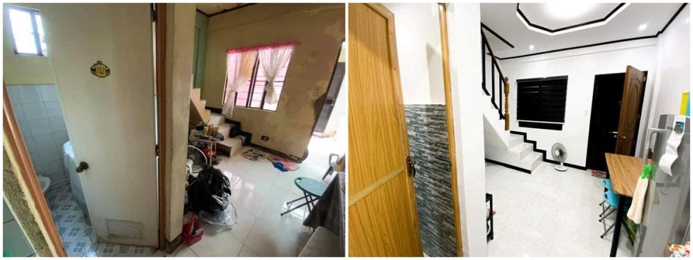 before after rumah kumuh direnovasi © Facebook/Home Design Pictures