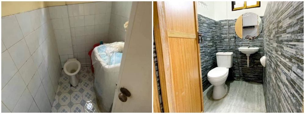 before after rumah kumuh direnovasi © Facebook/Home Design Pictures before after rumah kumuh direnovasi © Facebook/Home Design Pictures