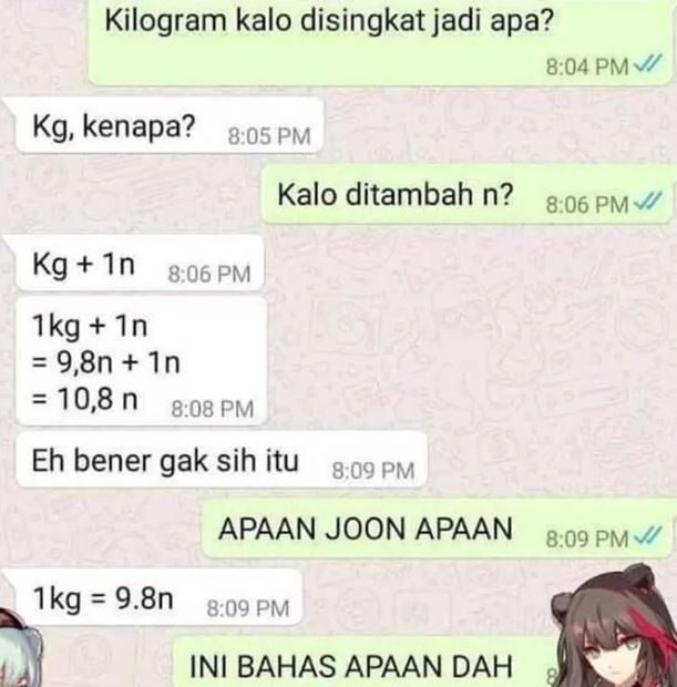 Chat lucu gombalin pacar Berbagai sumber