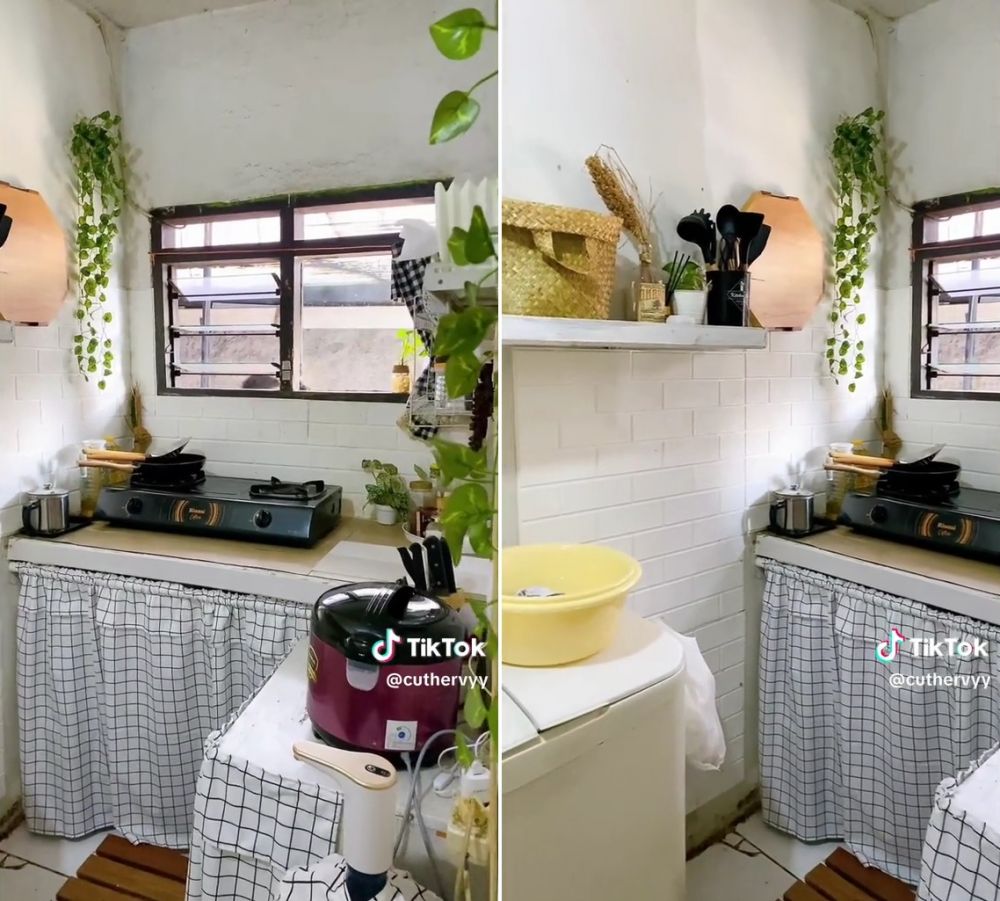 kontrakan dalam gang © TikTok