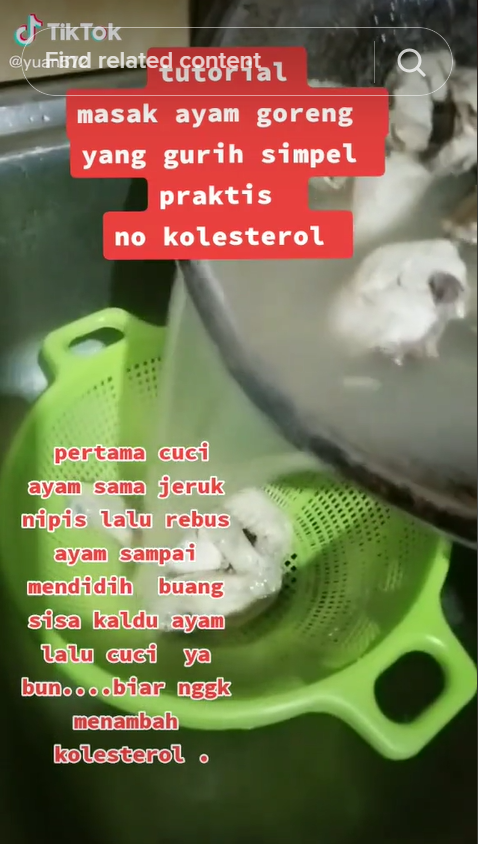 Bukan cuma direbus, ini cara mengolah ayam potong supaya bebas lemak dan kolesterol