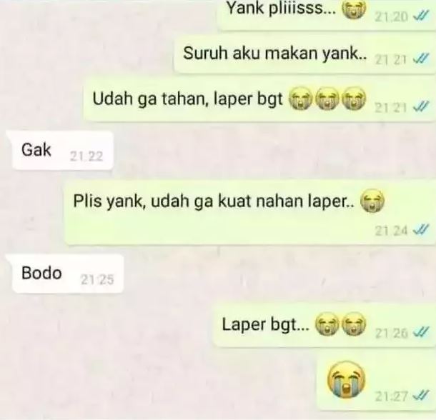 Chat lucu pacar posesif Berbagai sumber