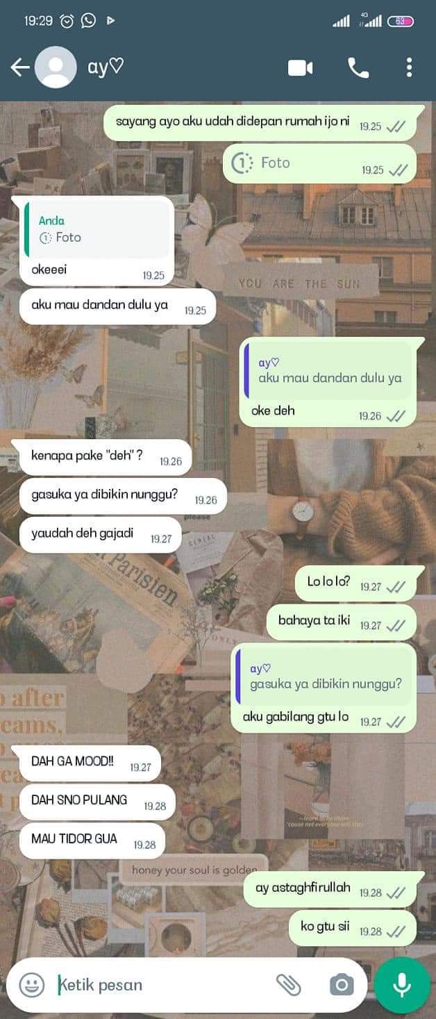 chat lucu pacar ngambek Berbagai sumber