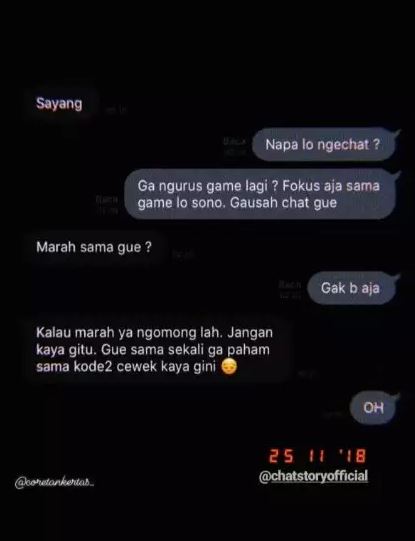 chat lucu pacar ngambek Berbagai sumber