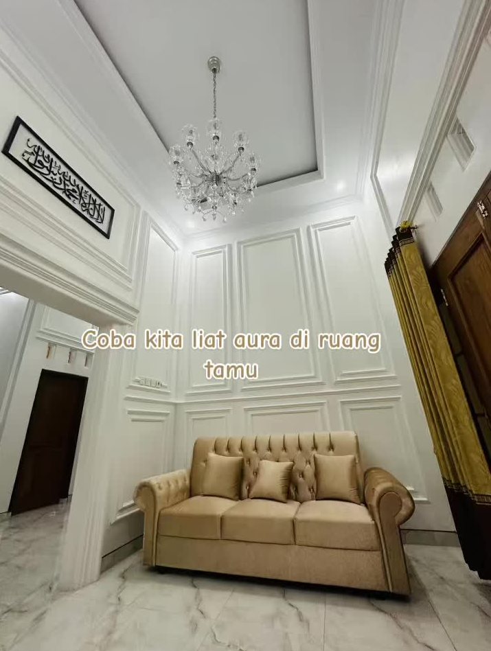 rumah di dalam gang sempit bikin melongo © TikTok