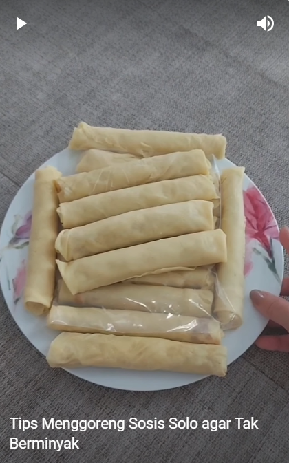 Trik menggoreng sosis solo agar hasilnya kesat dan tidak menyerap banyak minyak